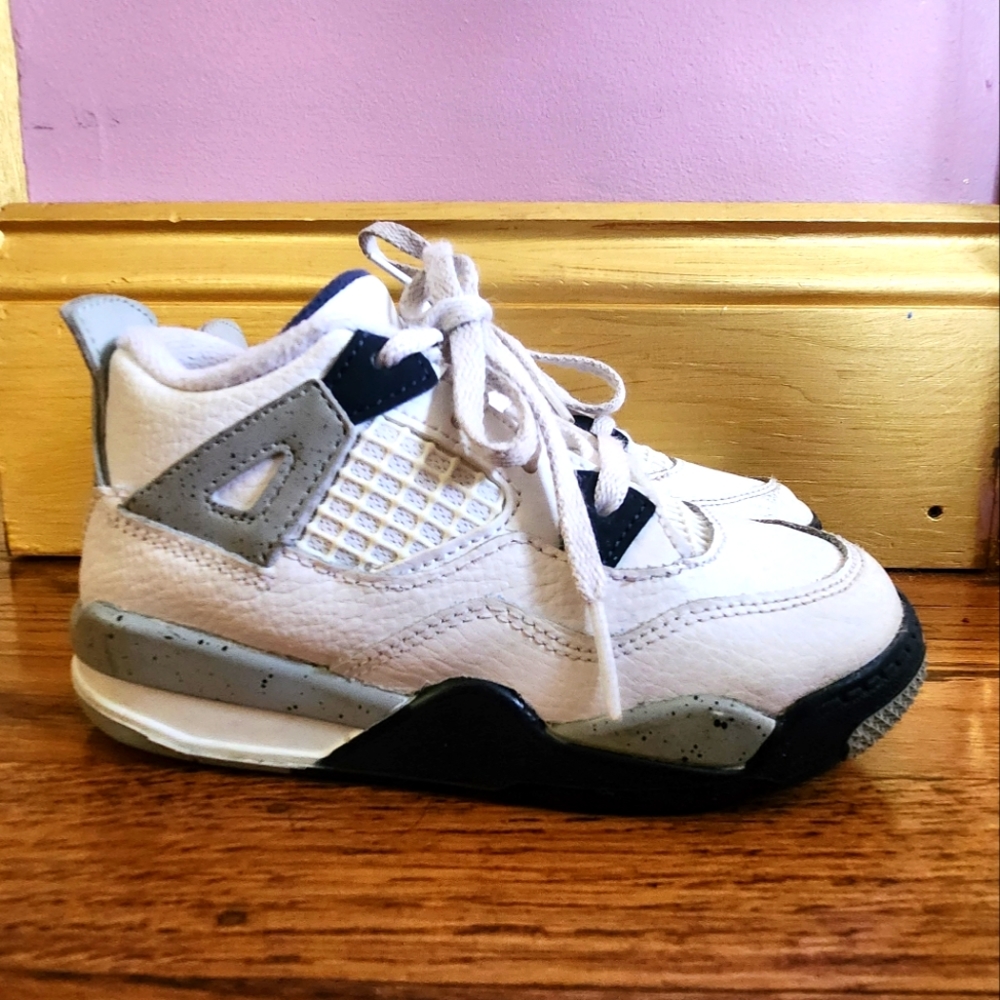 Toddler size 10c Air Jordan Retro 4 sneakers